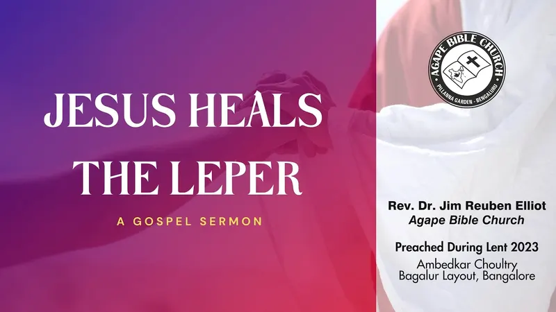 Sermon: Jesus Heals the Leper